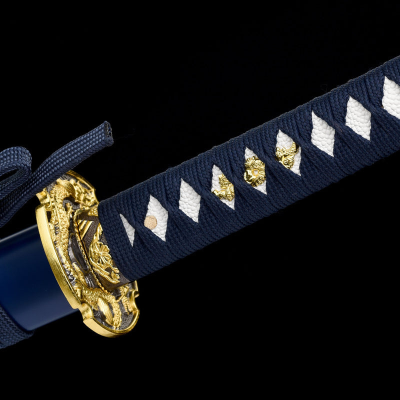 Handmade Japanese Full Tang Sword With 1060 Carbon Steel Blade Katana