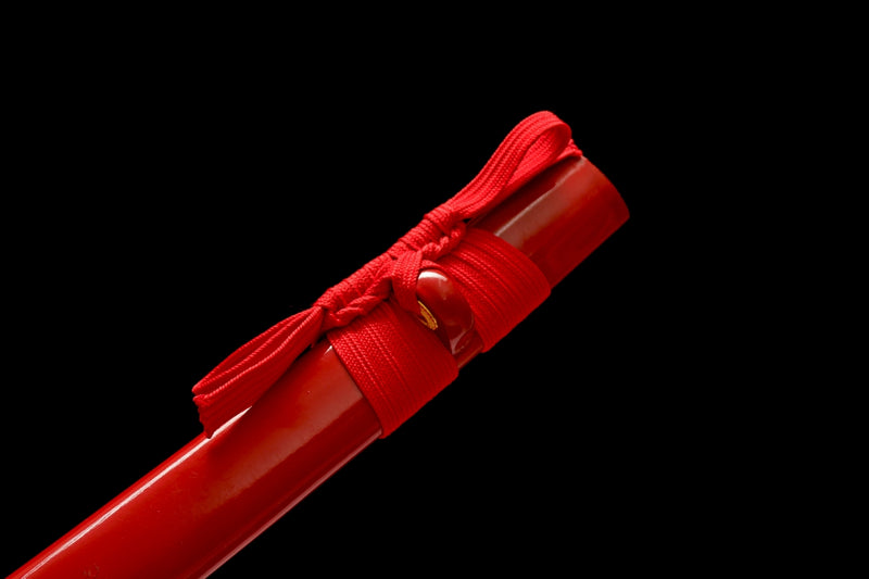 red handle katana