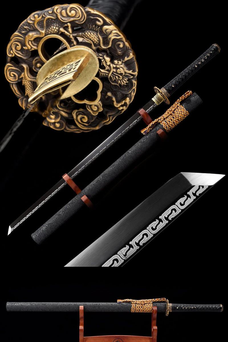 Dragon Ninja Sword  Handmade Japanese Ninjato Ninja Sword With